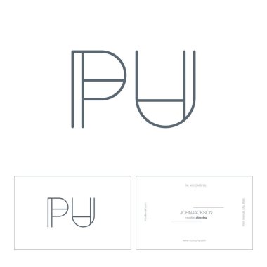 satır ortak harf logo Pu
