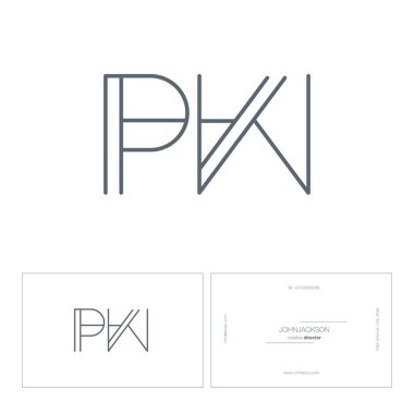 satır ortak harf logo Pw