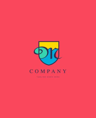 Kraliyet renk logo tuşu m