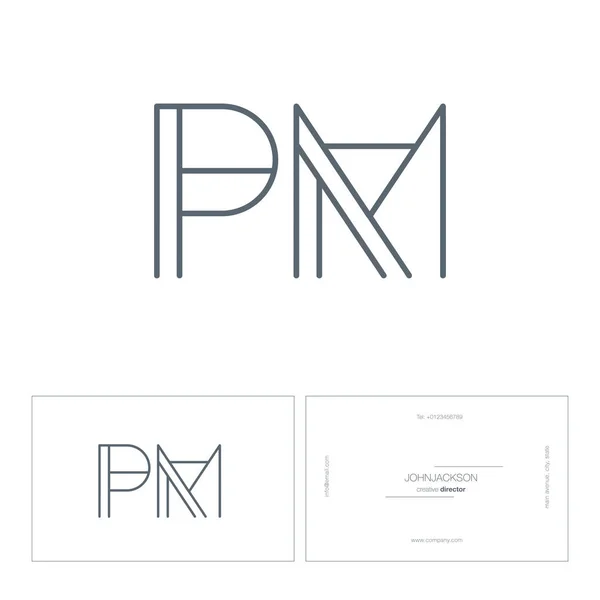 PM P M Letter Logo Design. Initial Letter PM Linked Circle Uppercase  Monogram Logo Red And Blue. PM Logo, P M Design. Pm, P M Royalty Free SVG,  Cliparts, Vectors, and Stock Illustration. Image 152305599.
