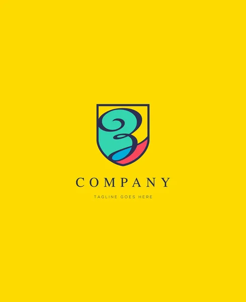 Colore reale logo z — Vettoriale Stock