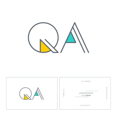 satır ortak harf logo Qa