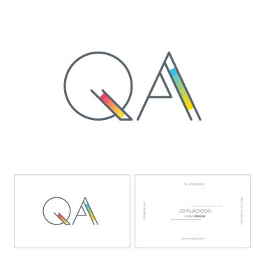 satır ortak harf logo Qa