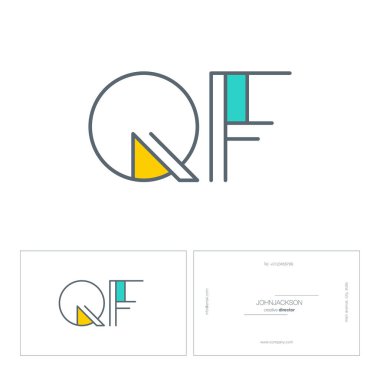 satır ortak harf logo Qf