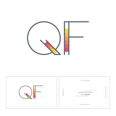 satır ortak harf logo Qf