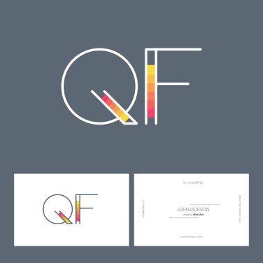 satır ortak harf logo Qf