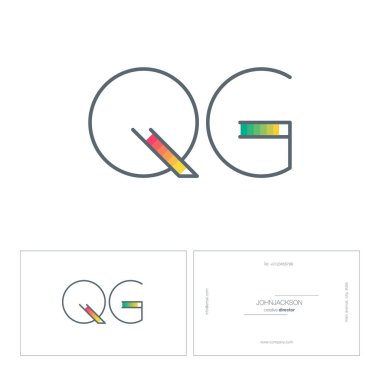 satır ortak harf logo Qg