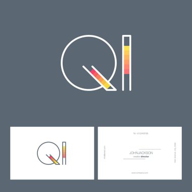 satır ortak harf logo Qi