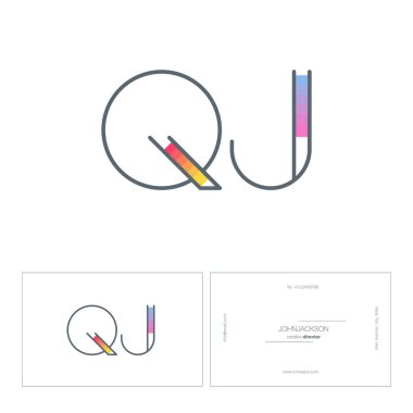 satır ortak harf logo Qj