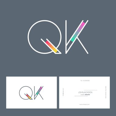 satır ortak harf logo Qk