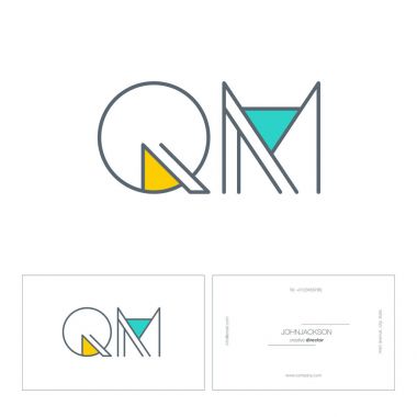satır ortak harf logo Qm