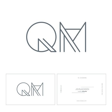 satır ortak harf logo Qm