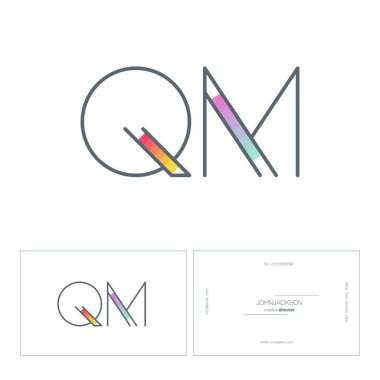 satır ortak harf logo Qm
