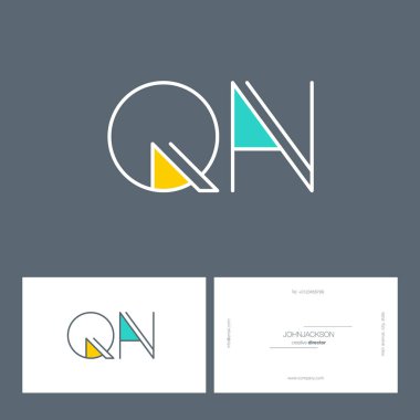 satır ortak harf logo Qn