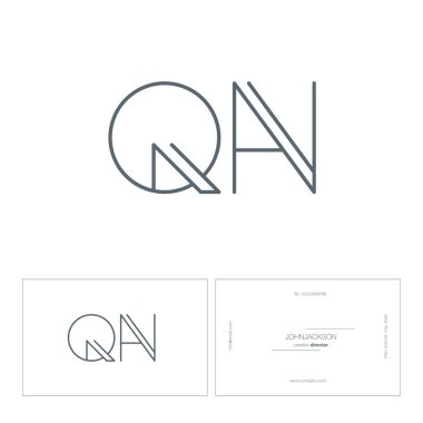 satır ortak harf logo Qn