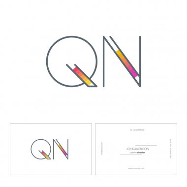 satır ortak harf logo Qn