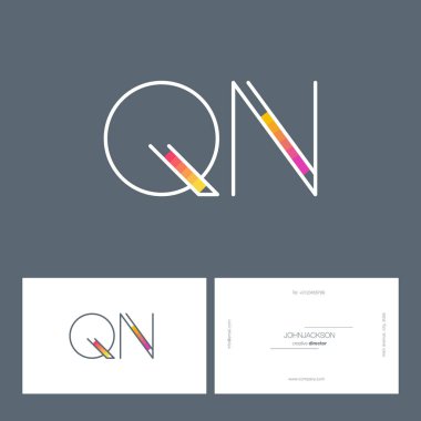 satır ortak harf logo Qn