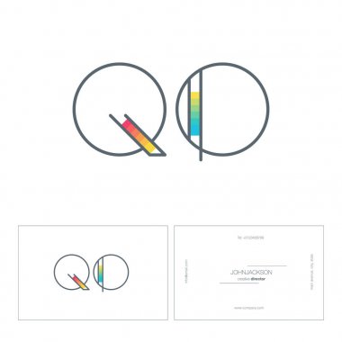 satır ortak harf logo Qo