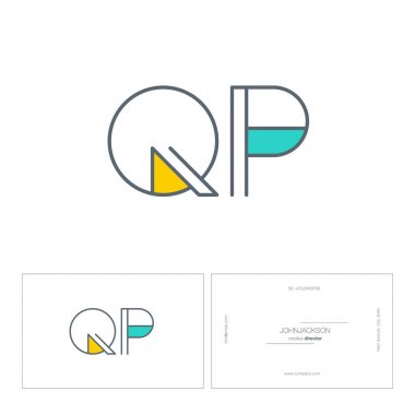 satır ortak harf logo Qp