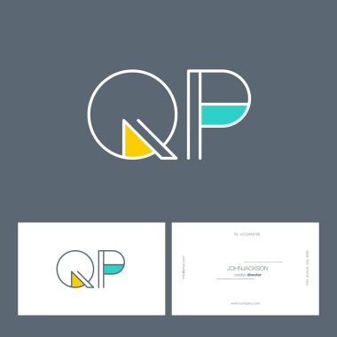 satır ortak harf logo Qp