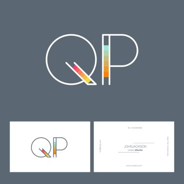 satır ortak harf logo Qp