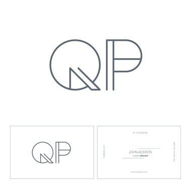 satır ortak harf logo Qp