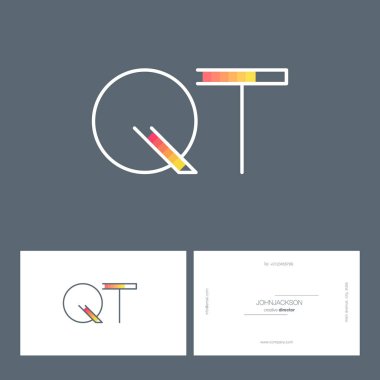 satır ortak harf logo Qt