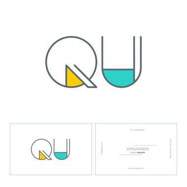 satır ortak harf logo Qu