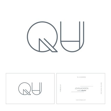 satır ortak harf logo Qu