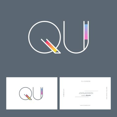 satır ortak harf logo Qu