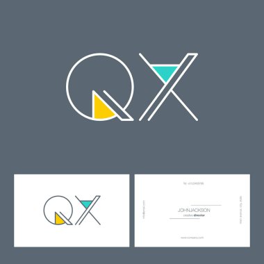 satır ortak harf logo Qx