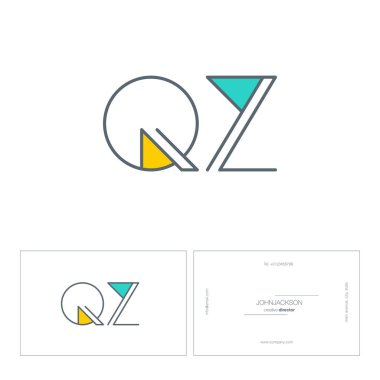 satır ortak harf logo Qz