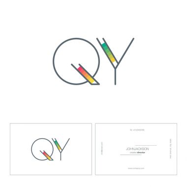 satır ortak harf logo Qy