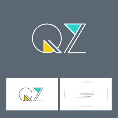 satır ortak harf logo Qz