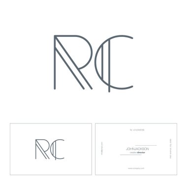 satır ortak harf logo Rc