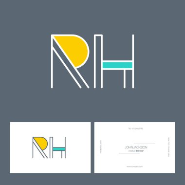 satır ortak harf logo Rh