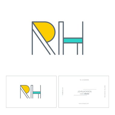 satır ortak harf logo Rh