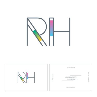 satır ortak harf logo Rh