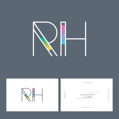 satır ortak harf logo Rh