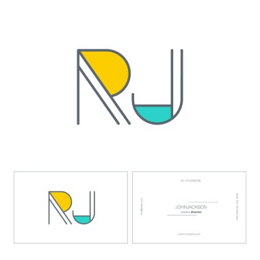 satır ortak harf logo Rj