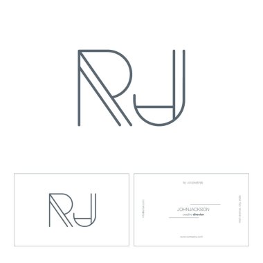 satır ortak harf logo Rj