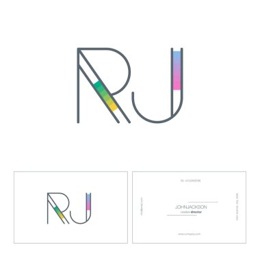 satır ortak harf logo Rj