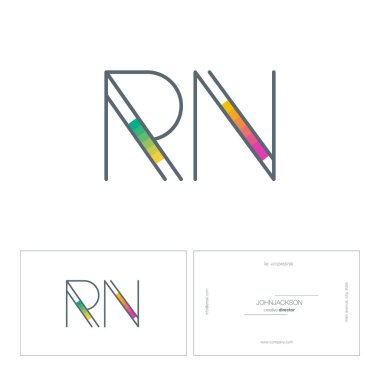 satır ortak harf logo Rn