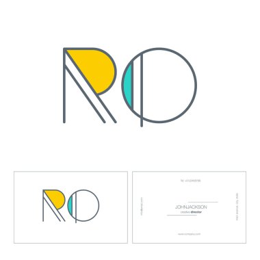 satır ortak harf logo Ro