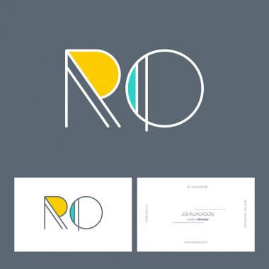 satır ortak harf logo Ro