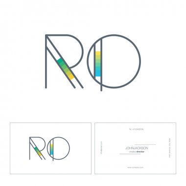 satır ortak harf logo Ro