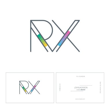 satır ortak harf logo Rx