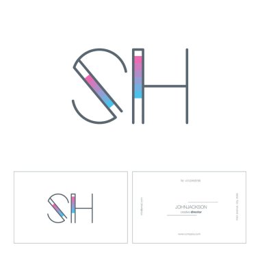 satır ortak harf logo Sh