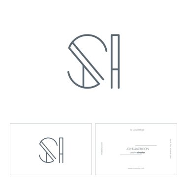 satır ortak harf logo Si