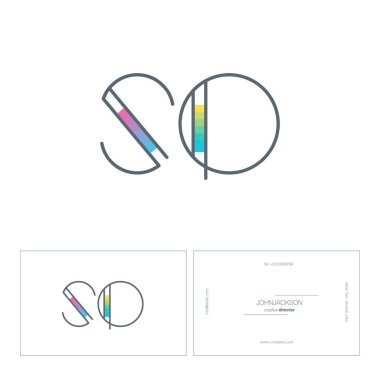 ortak harf logo çok satır